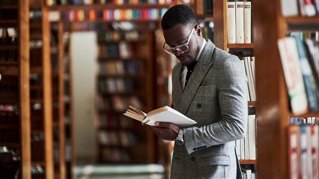 Man Studying for the Bar Exam