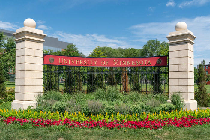 University of Minnesota sign