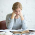 Woman studying law